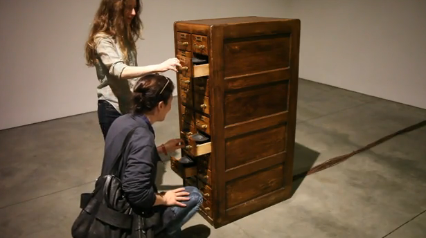 2Janet Cardiff and George Bures Miller, Cabinet of Curiosities, 2010. “a sound sculpture by Janet Cardiff and George Bures Miller.,”Cabinet of Curiosities,” Uploaded by buresmiller on Apr 10, 2010.